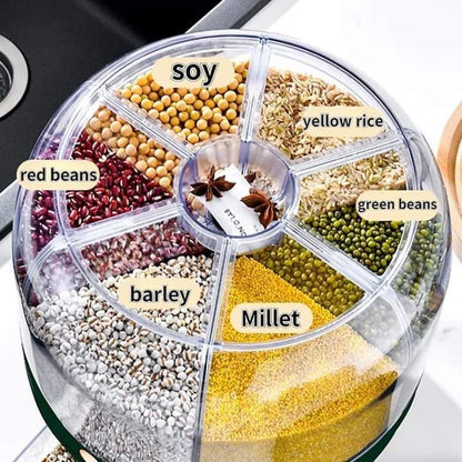 Rotating Grains Container